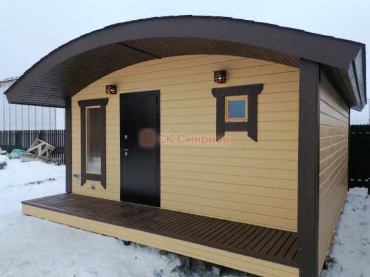 Февраль 2023 - баня из бруса №133