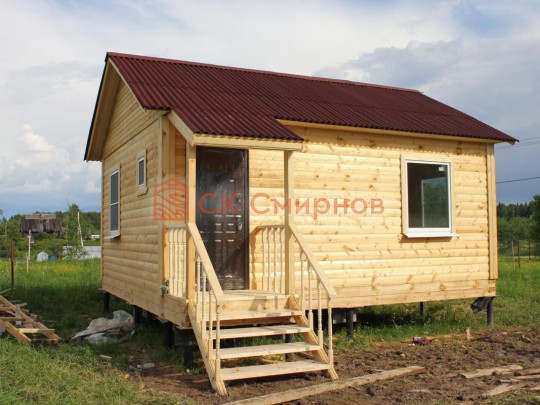 Июль 2015 - дом из бруса №10