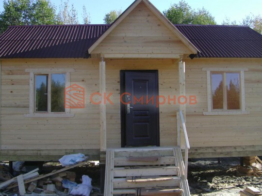 Сентябрь 2015 - дом из бруса №11