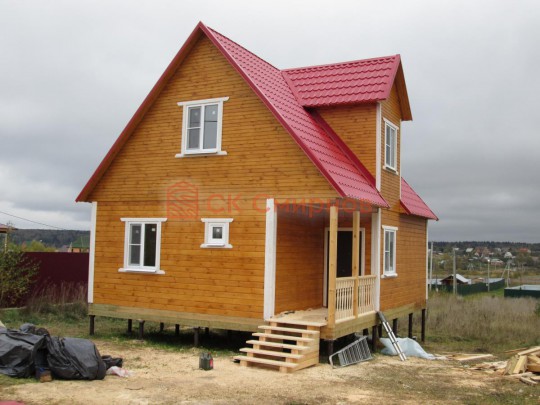 Октябрь 2015 - дом из бруса №12