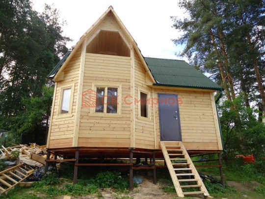 Август 2017 - дом из бруса №40
