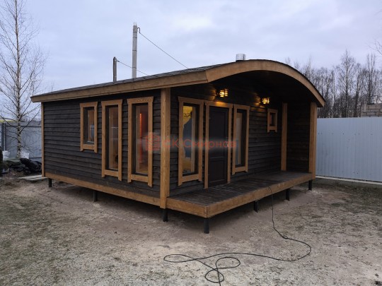 Январь 2020 - каркасная баня №58