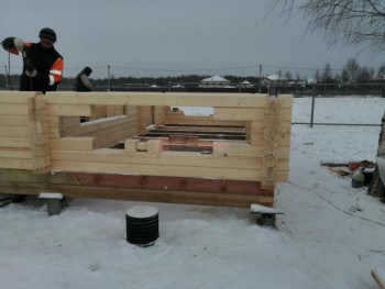 Фото №70: баня из бруса 118