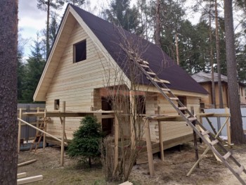 Фото №15: баня из бруса 135